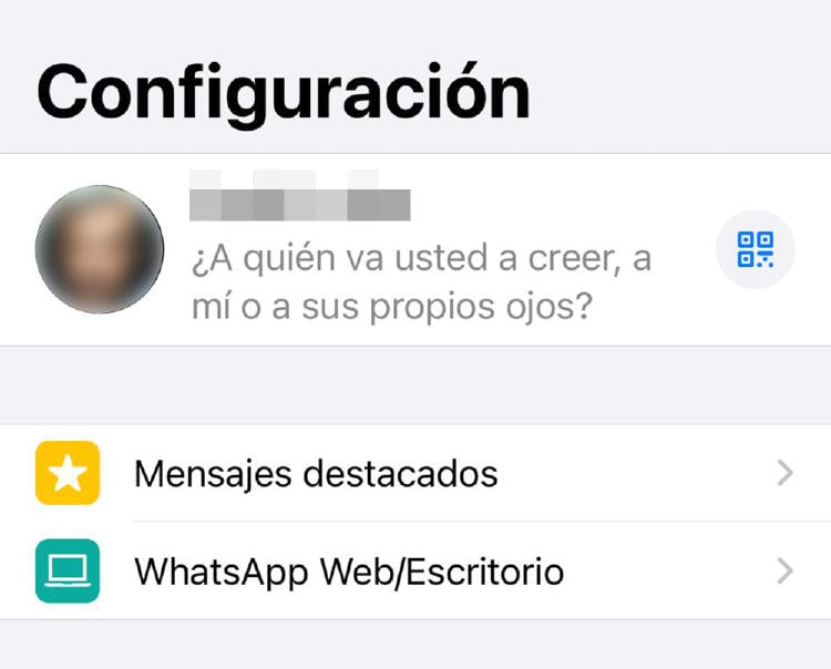 Genera un código QR para que chateen contigo.