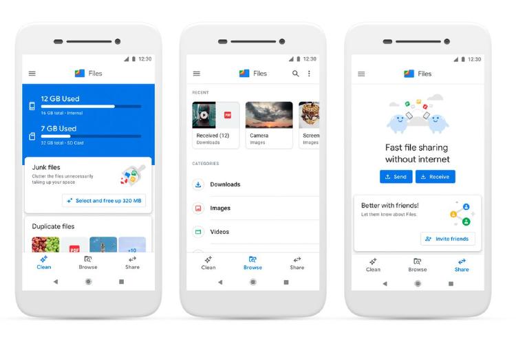 Files de Google. Files de Google.