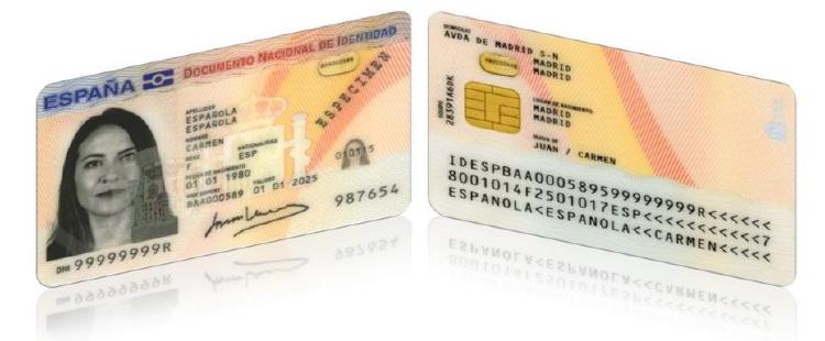 DNI de España. DNI de España.