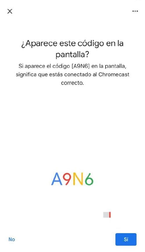 Configurar Chromecast - Pin