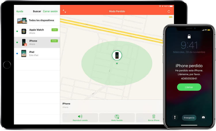 Encuentra tu iPhone con el \"modo perdido\".