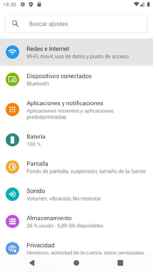 Compartir Internet desde movil Android