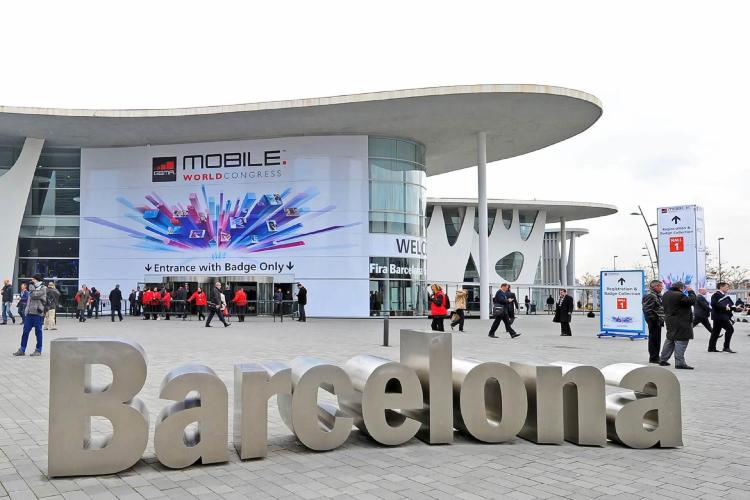 REcinto de la Fira de Barcelona del MWC.