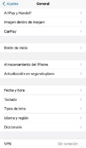 Ajustes iOS para VPN Ajustes iOS para VPN