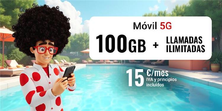 Móvil 100GB + llamadas ilimitadas por 10€ al mes Móvil 100GB + llamadas ilimitadas por 10€ al mes