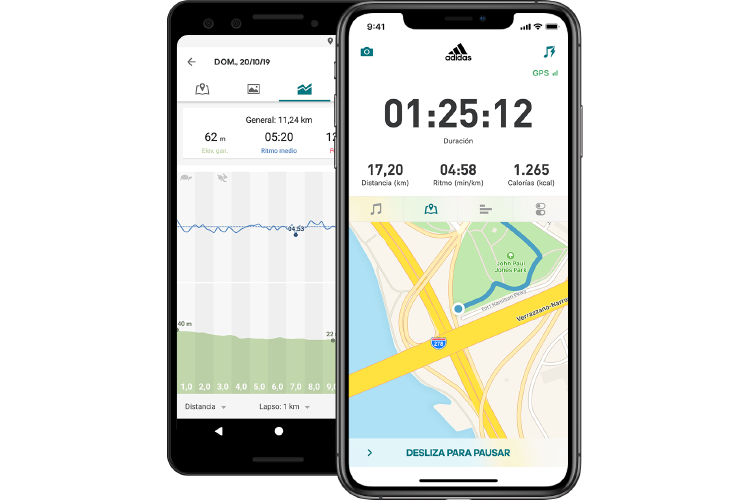 Runtastic, la aplicación de Adidas.