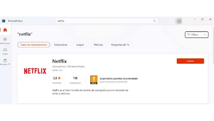 instalando netflix