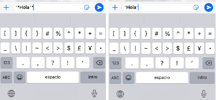 El texto en negrita se obtiene colocando un asterisco antes y después del texto. El texto en negrita se obtiene colocando un asterisco antes y después del texto.