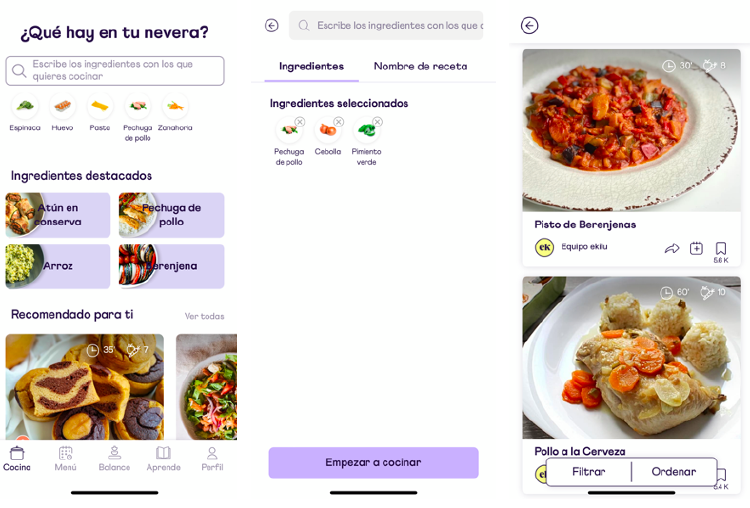 Ekilu es la app perfecta para los amantes de la comida saludable. Ekilu es la app perfecta para los amantes de la comida saludable.