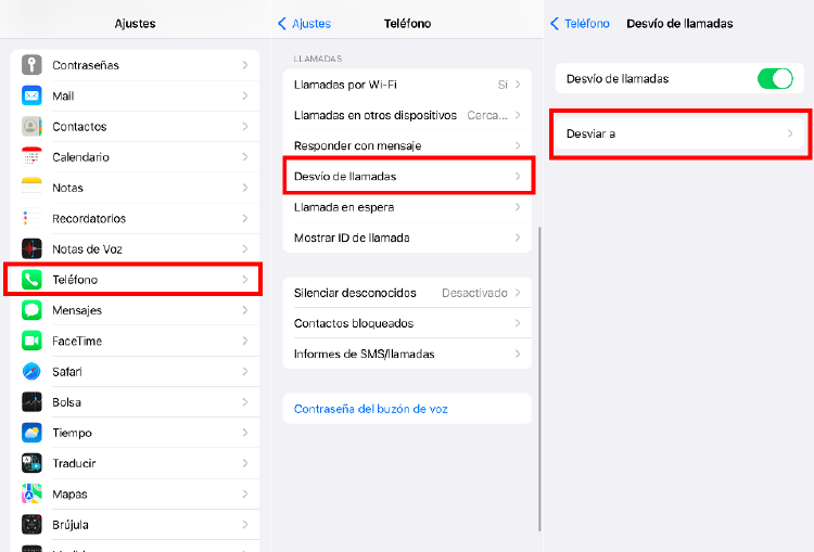 Desvia llamadas en tu teléfono iPhone en tres sencillos pasos. Desvia llamadas en tu teléfono iPhone en tres sencillos pasos.