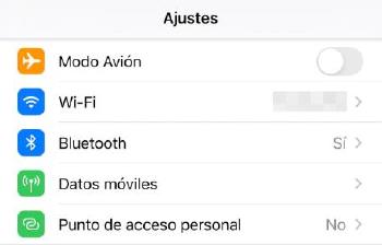 Ajustes iOS Ajustes iOS