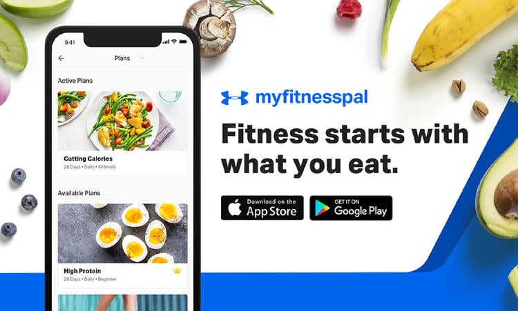 MyFitnessPal para smartphones.