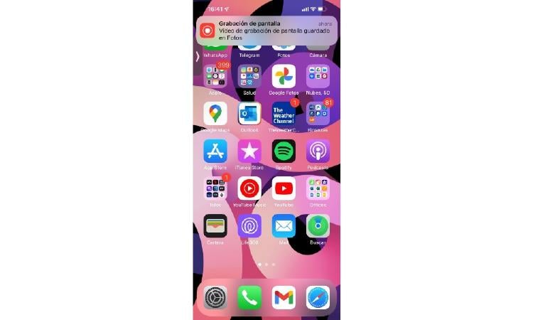 Pepe pantalla 1 Grabando la pantalla del iPhone
