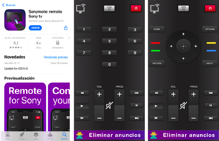 SONYmote es una de las aplicaciones mejor valoradas de la AppStore y es exclusivo para televisores SONY. SONYmote es una de las aplicaciones mejor valoradas de la AppStore y es exclusivo para televisores SONY.