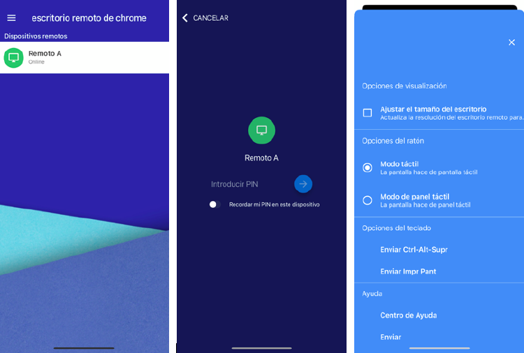 Una vez configurado el dispositivo al que queremos acceder, su manejo desde nuestro móvil o tablet será sencillo e intuitivo. Una vez configurado el dispositivo al que queremos acceder, su manejo desde nuestro móvil o tablet será sencillo e intuitivo.