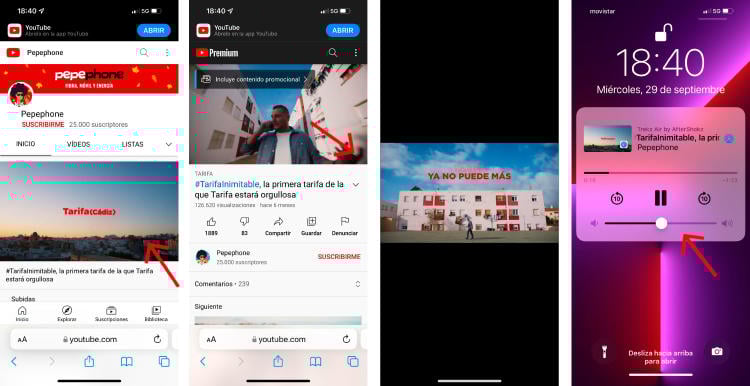 Reproduce YouTube en 2º plano en tu iPhone. Reproduce YouTube en 2º plano en tu iPhone.