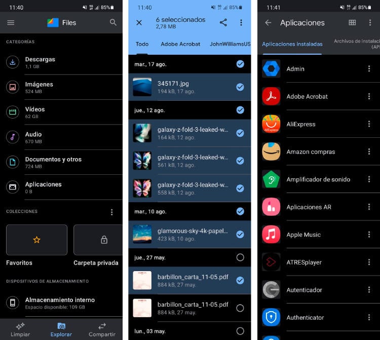 Google Files para Android. Google Files para Android.