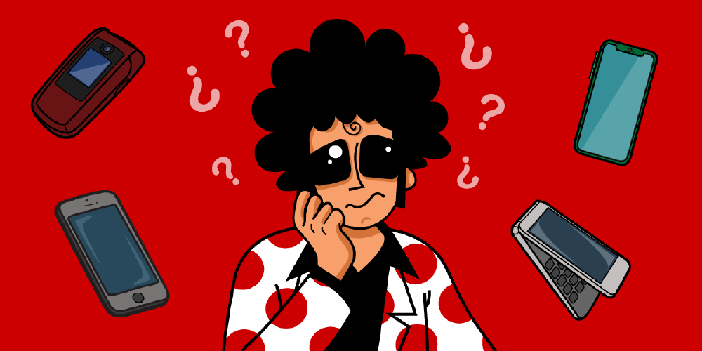 Dispositivos móviles de diferentes gamas