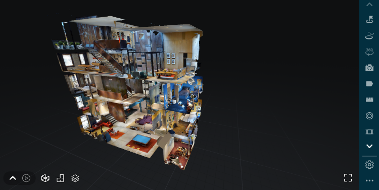 Vista modo \"casa de muñecas\" en Matterport | Matterport