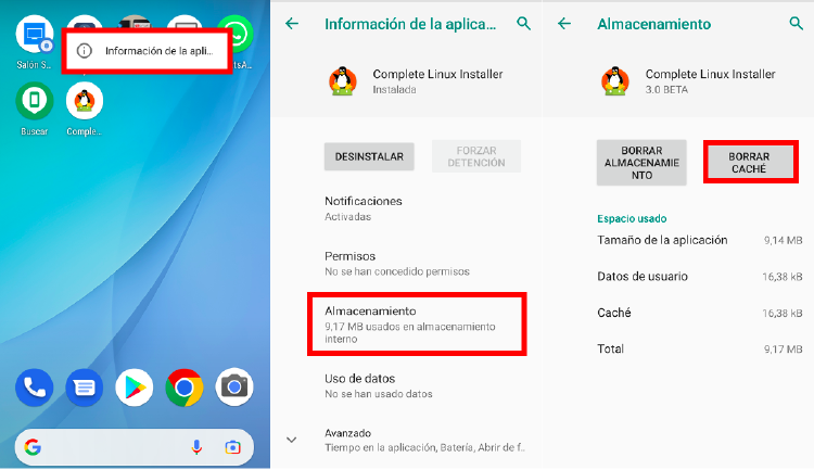 Limpia la caché con frecuencia. Limpia la caché con frecuencia.