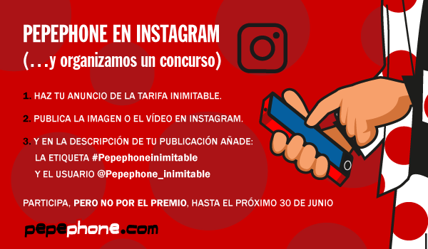 pepephone inimitable instagram concurso iPhone